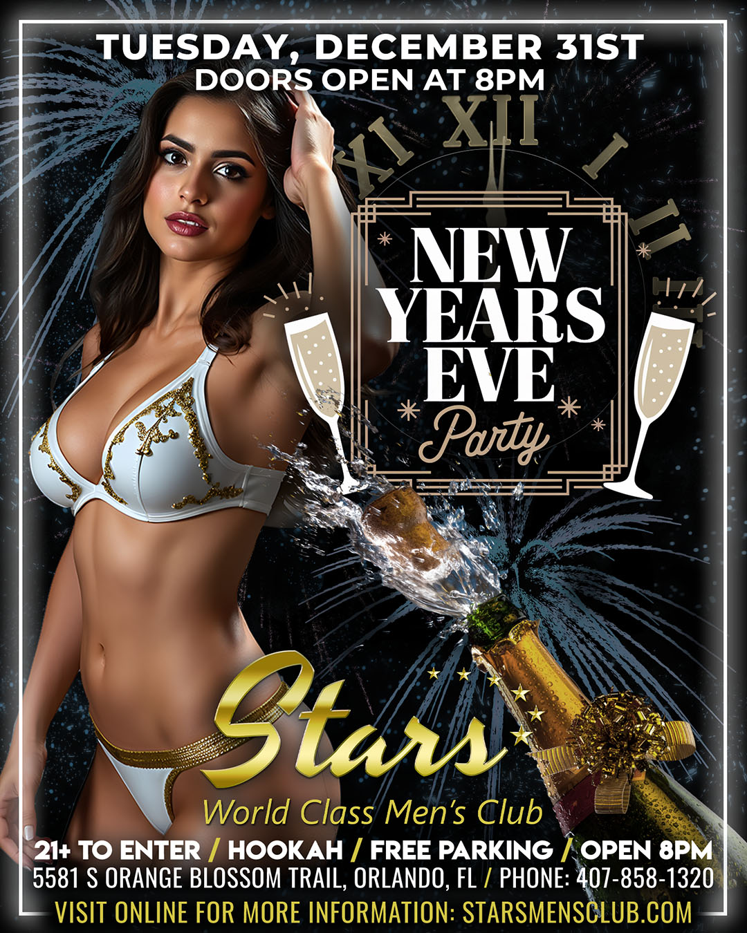 new years eve party at stars