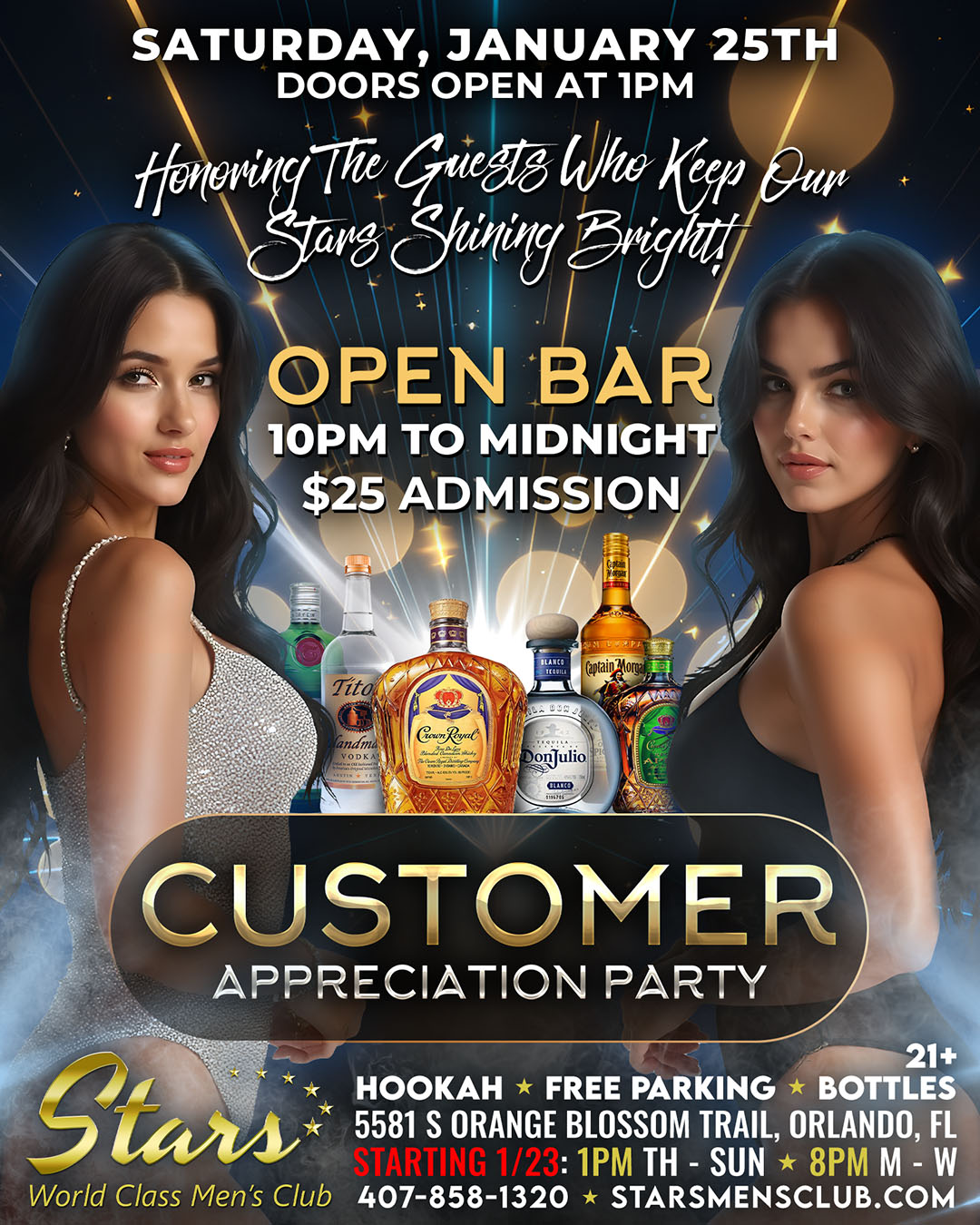 customer appreciation party at stars