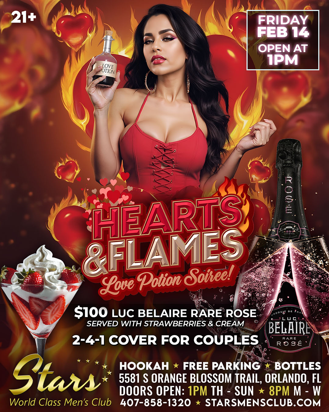 valentine's party at Stars