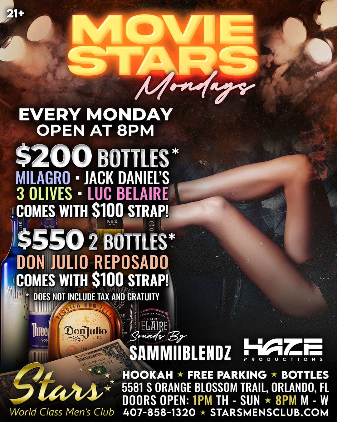 Haze Productions Movie Stars Mondays at Stars Men's Club