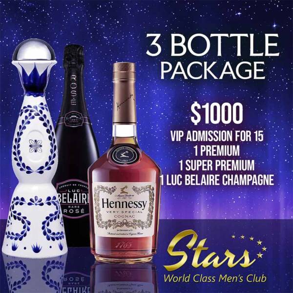 Stars Men's club hennessy luc belaire strip club