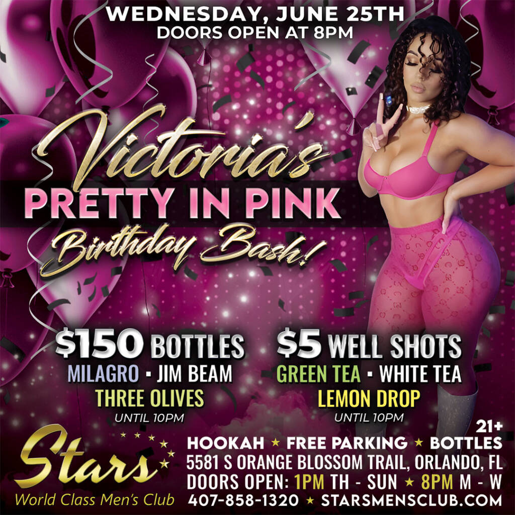 Stars Men's Club - pretty in pink party