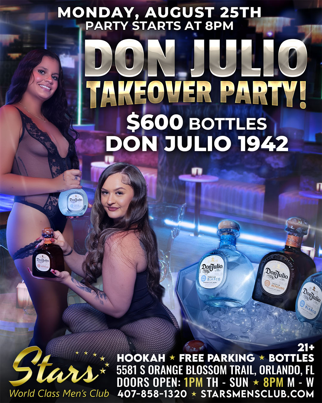 Stars Don Julio takeover party