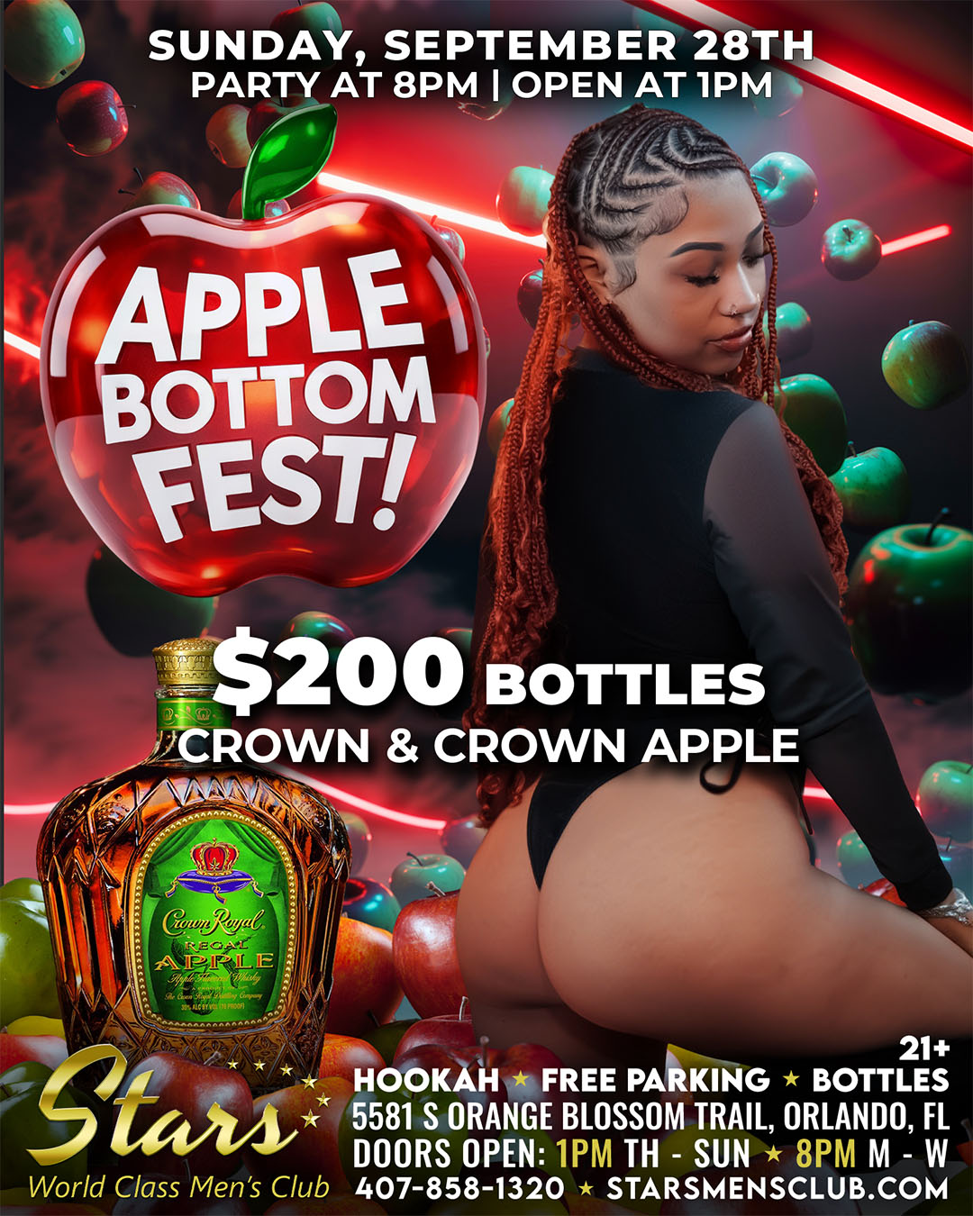 Stars men's club orlando apple bottom fest