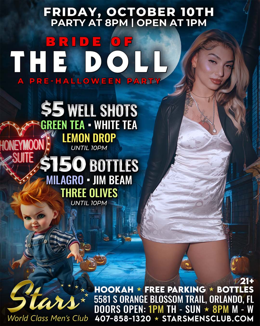 stars bride of the doll halloween party