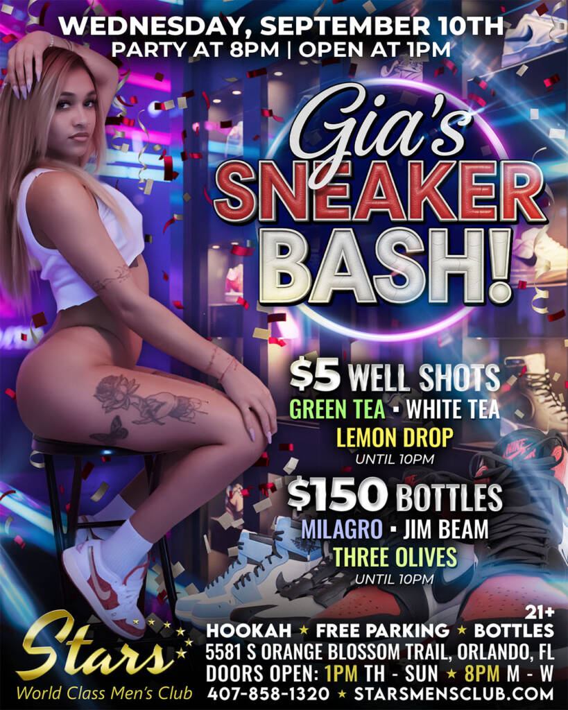 Stars - Gia's Sneaker Bash - sneaker party