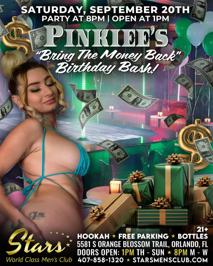pinkiee's Bring back the money birthday party at stars
