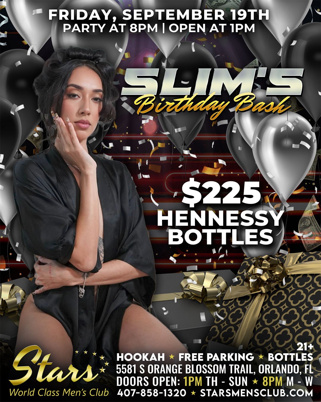Stars men's club - slim's birthday