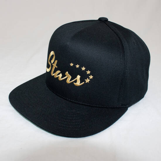 Stars Snapback Cap - Black