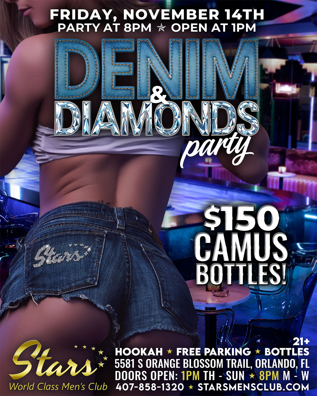 denim and diamonds party