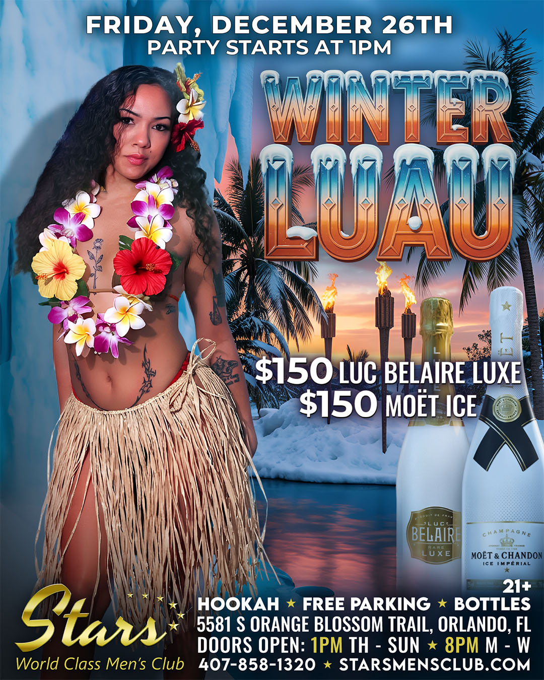 Winter Luau party