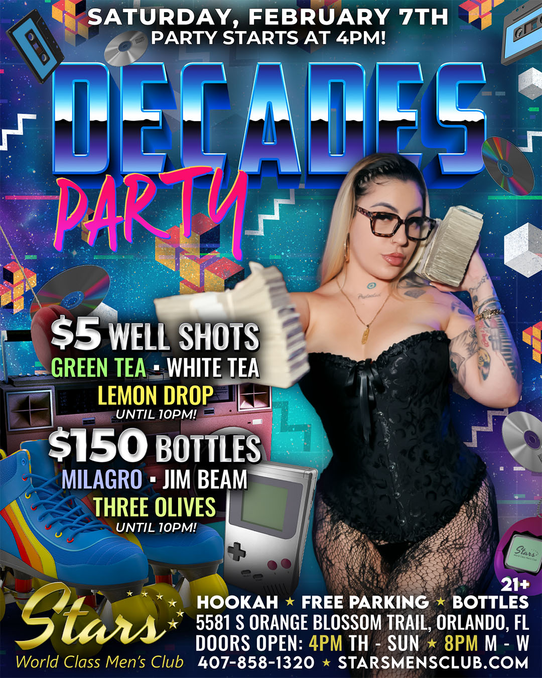 decades party at stars