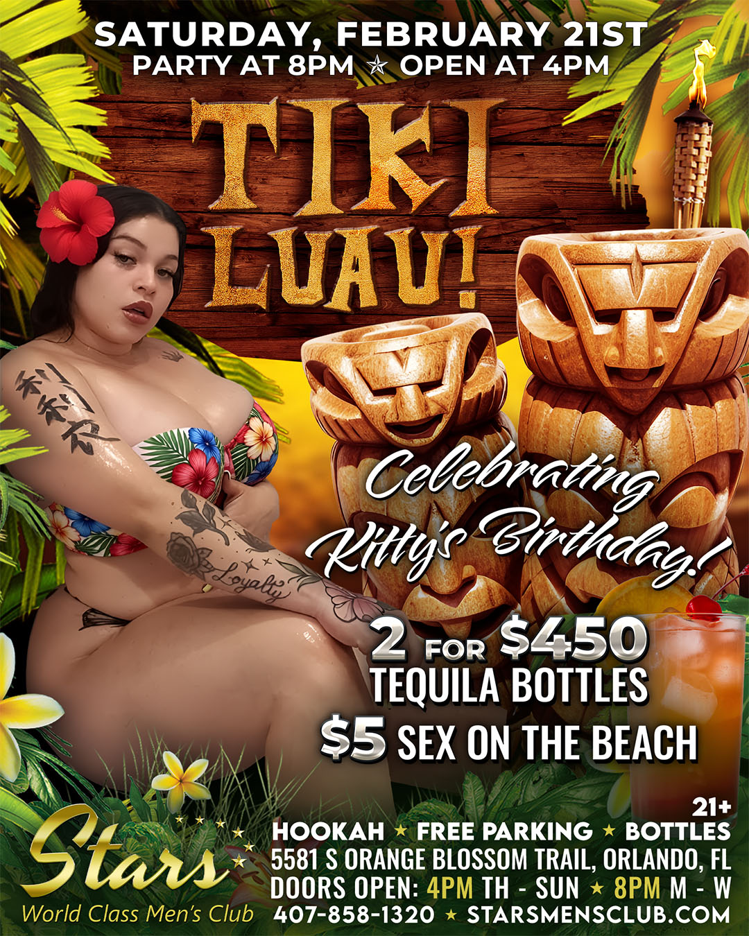 tiki luau party