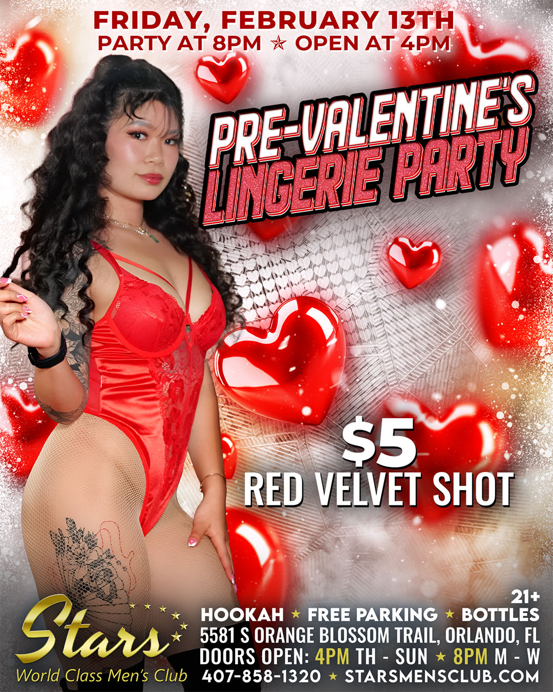 Pre-valentine's day lingerie party