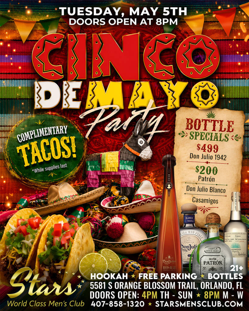 cinco de mayo at stars men's club