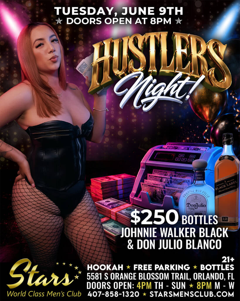 hustlers night at stars men's club