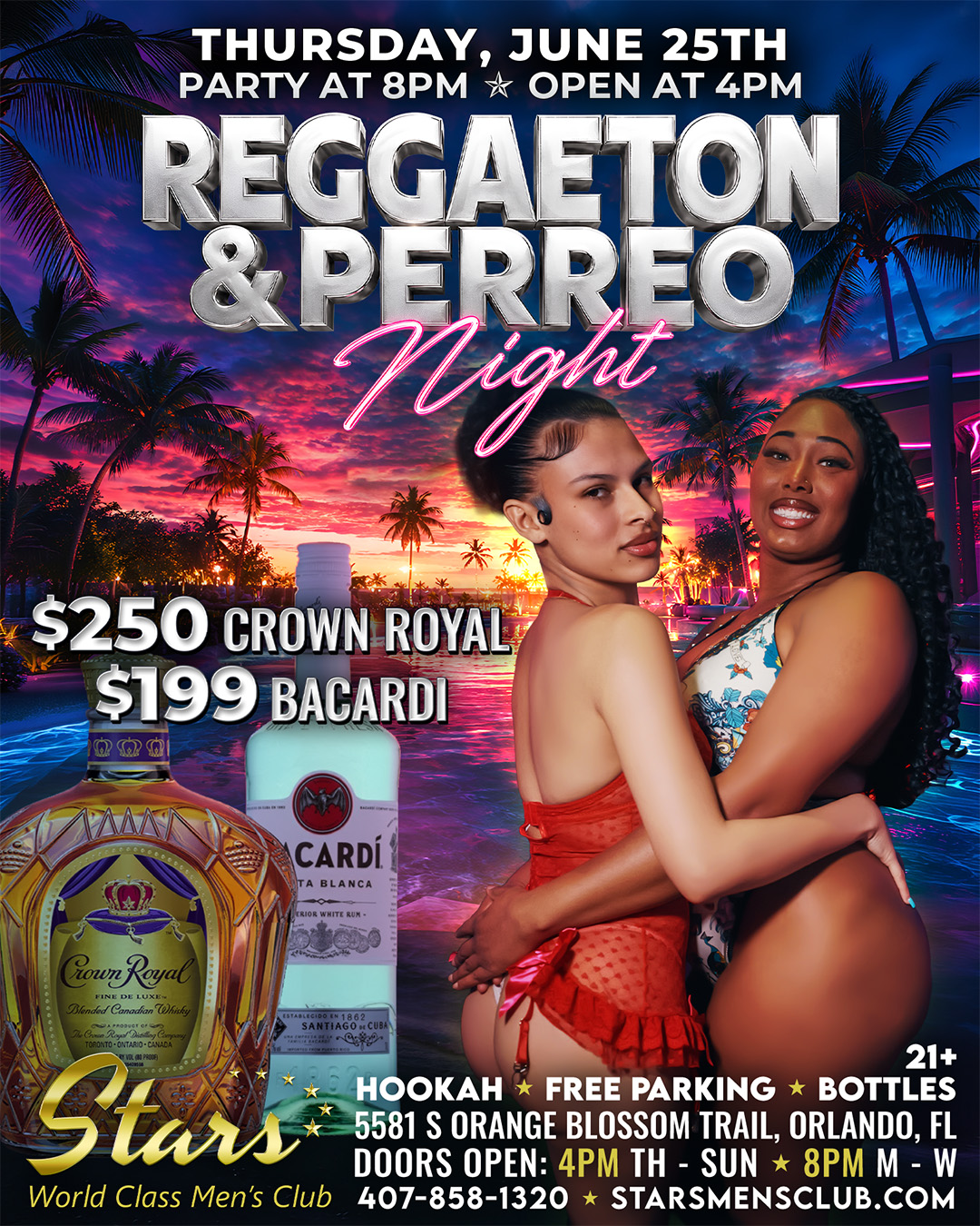 reggaeton & perreo party at stars men's club
