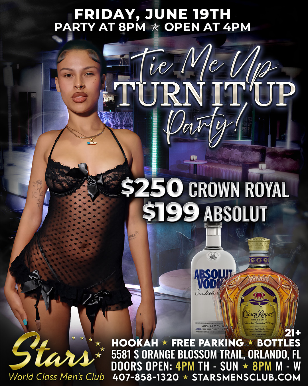 tie me up turn it up party