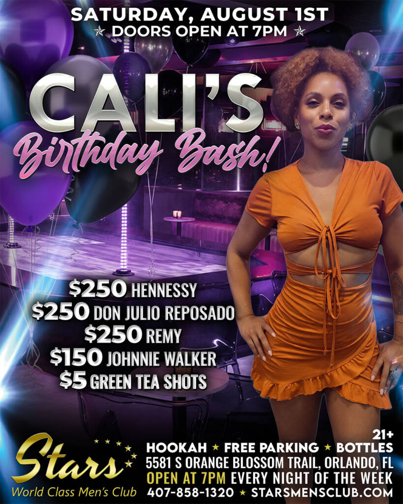 cali's birthday bash