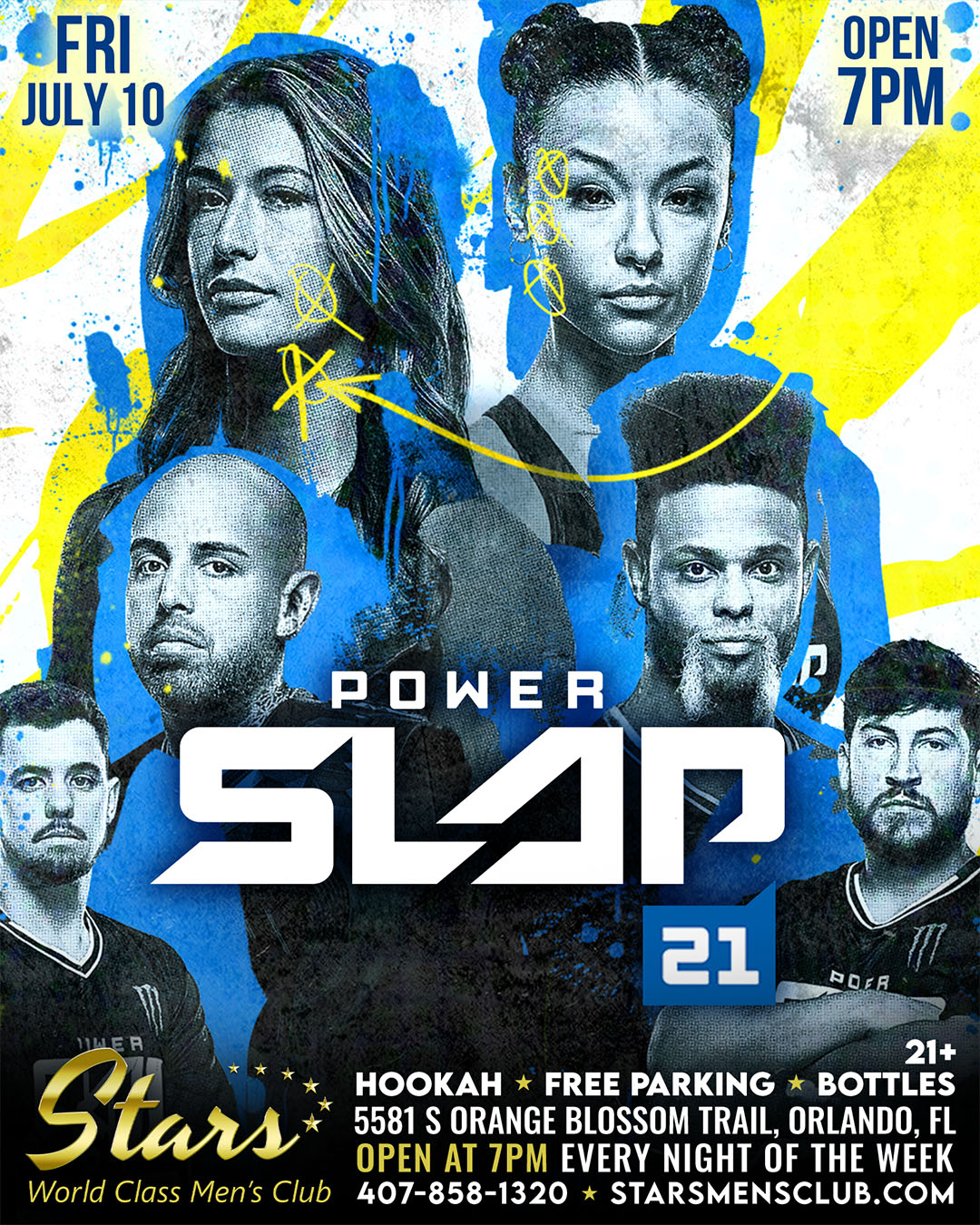 ufc power slap 21 at stars men's club