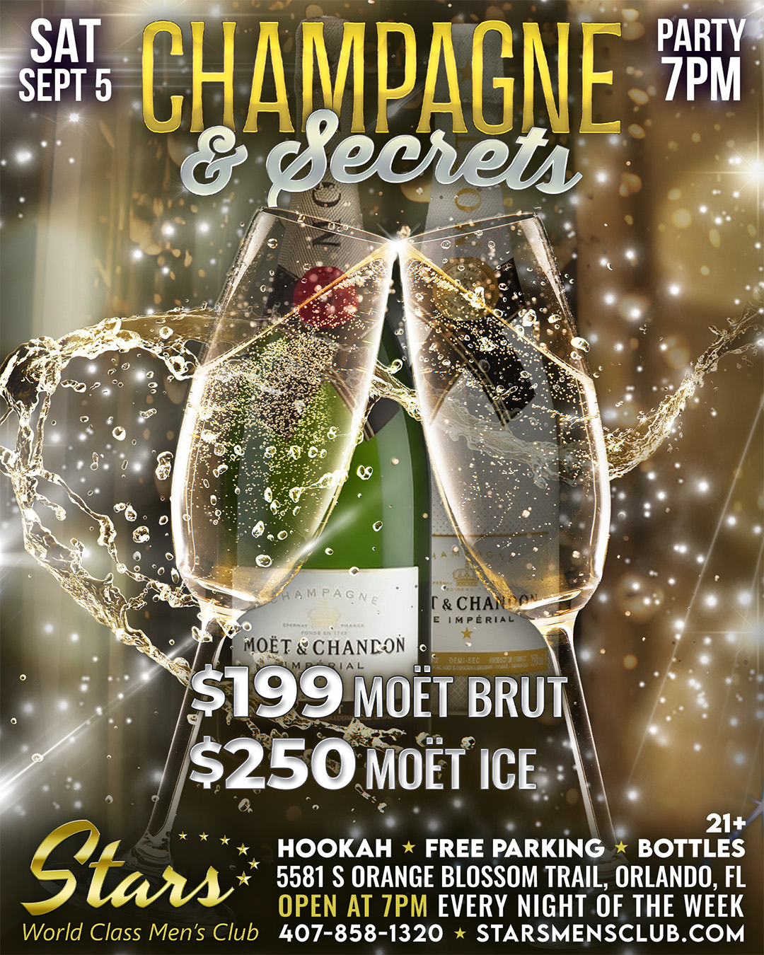 Champagne & secrets at stars