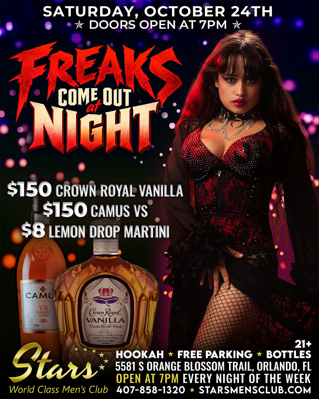 freaks come out at night party at stars